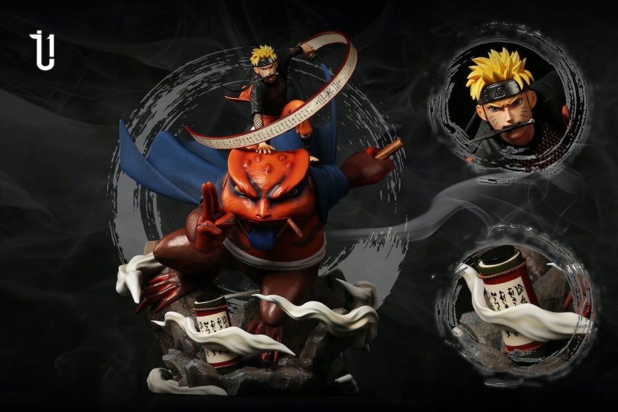 Anime T1 Studio Naruto Gk Figures | [Instock] Naruto Gk Figures - Naruto Uzumaki Naruto And Gamabunta Gk1509 | Gk Figure