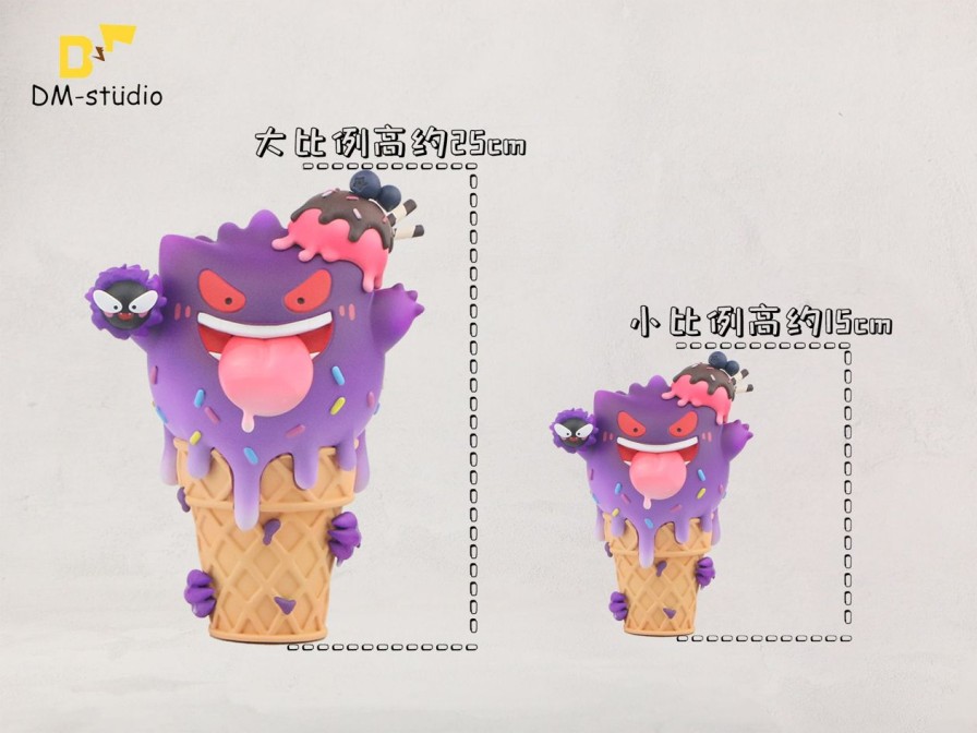 Anime DM Studios Pokemon Gk Figures | [Pre-Order] Pokemon Gk Figures - Ice-Cream Series Gengar Gk1509 | Gk Figure