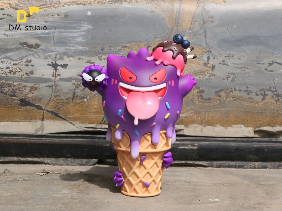 Anime DM Studios Pokemon Gk Figures | [Pre-Order] Pokemon Gk Figures - Ice-Cream Series Gengar Gk1509 | Gk Figure