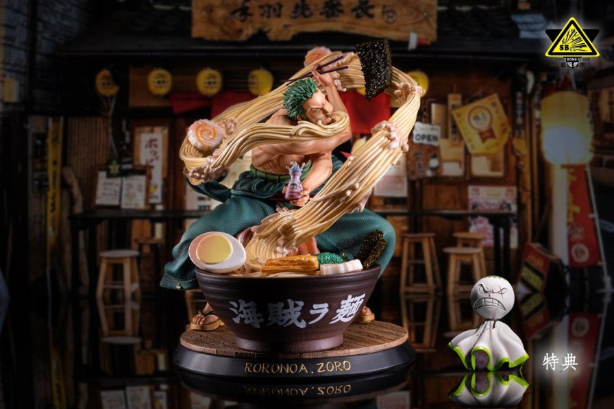 Anime Tremendous Bomb Studio One Piece Gk Figures | [Pre-Order] One Piece Gk Figures - Zoro Eating Ramen Gk1509 | Gk Figure