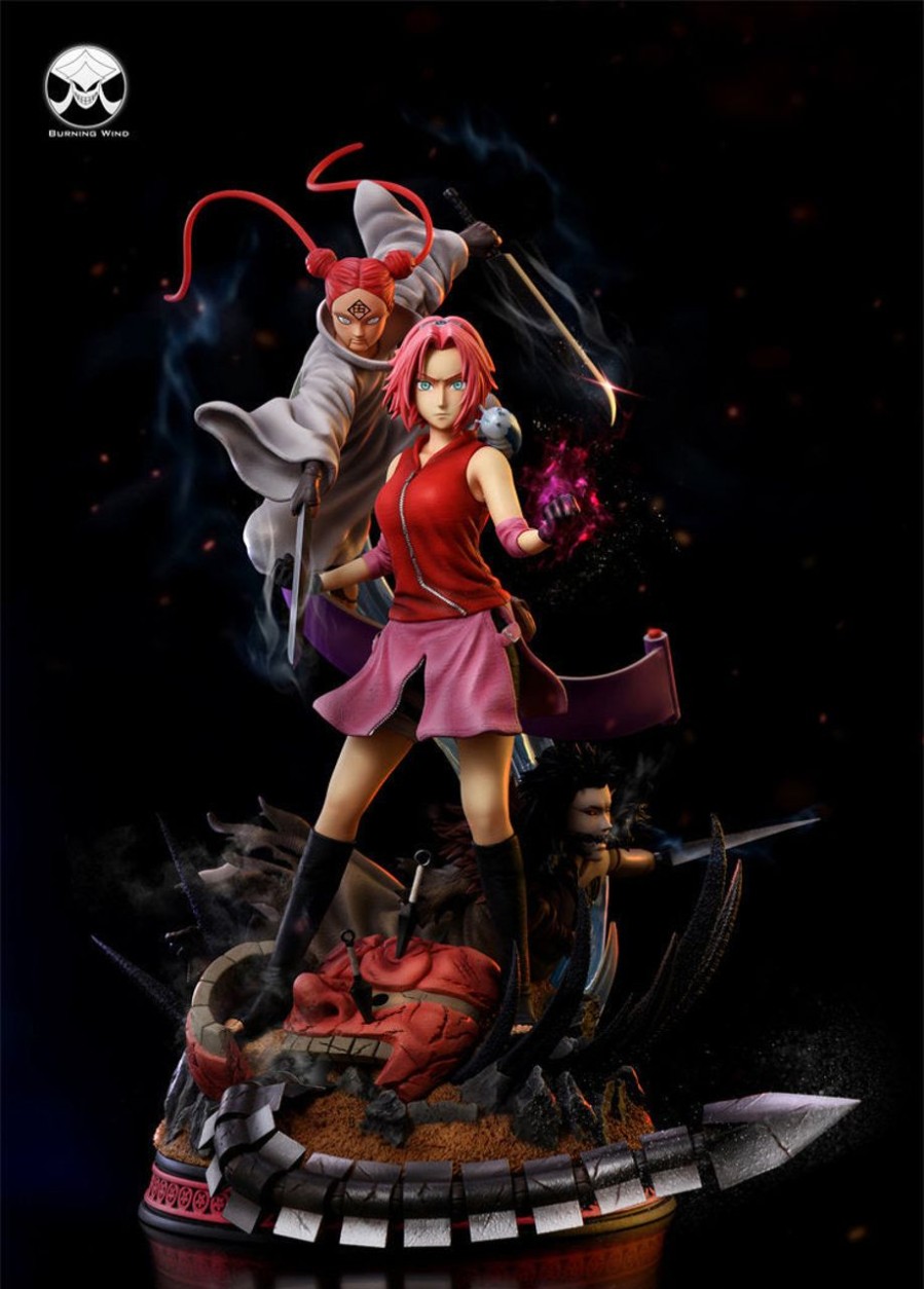 Anime Burning Wind Studio Naruto Gk Figures | [Pre-Order] Naruto Gk Figures - Burning Wind Naruto Haruno Sakura Gk1509 | Gk Figure