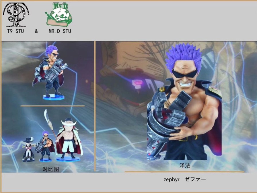 Anime T9 Studio X Mr.D Studio One Piece Gk Figures | [Pre-Order] One Piece Gk Figures - Zephyr Gk1509 | Gk Figure