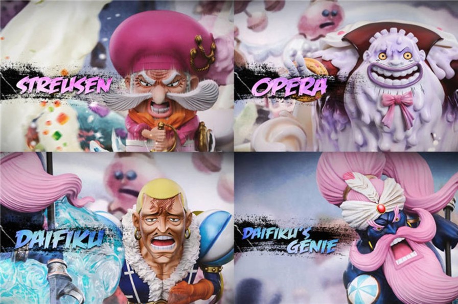 Anime G5 Studios One Piece Gk Figures | [Pre-Order] One Piece Gk Figures - Big Mom Pirates Charlotte Family Gk1509 | Gk Figure