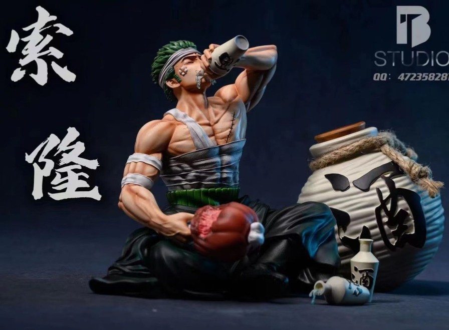 Anime BT Studio One Piece Gk Figures | [Pre-Order] One Piece Gk Figures - Bdrinking Roronoa Zoro Gk1509 | Gk Figure