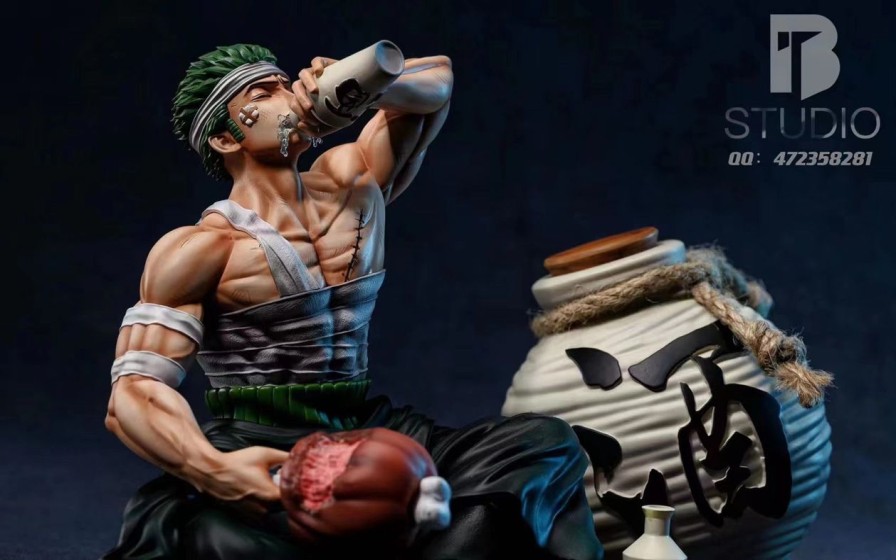 Anime BT Studio One Piece Gk Figures | [Pre-Order] One Piece Gk Figures - Bdrinking Roronoa Zoro Gk1509 | Gk Figure