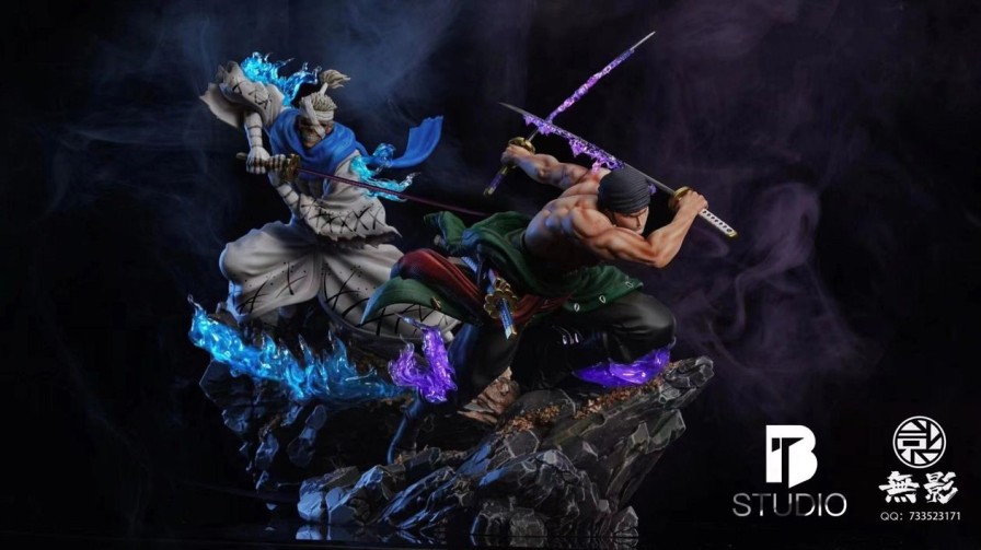 Anime BT Studio One Piece Gk Figures | [Pre-Order] One Piece Gk Figures - Broronoa Zoro And Ryuma Gk1509 | Gk Figure