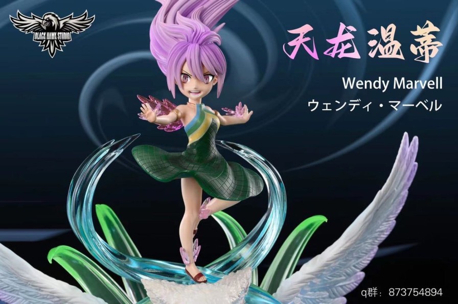 Anime Black Hawk Studio Fairy Tail Gk Figures | [Pre-Order] Fairy Tail Gk Figures - Sky Sorceress Wendy Marvell Gk1509 | Gk Figure