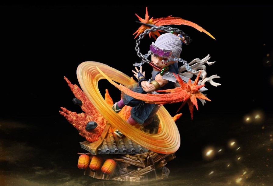 Anime G5 Studios Demon Slayer Gk Figures | [Pre-Order] Demon Slayer Gk Figures - G5 Sound Pillar Uzui Tengen Gk1509 | Gk Figure