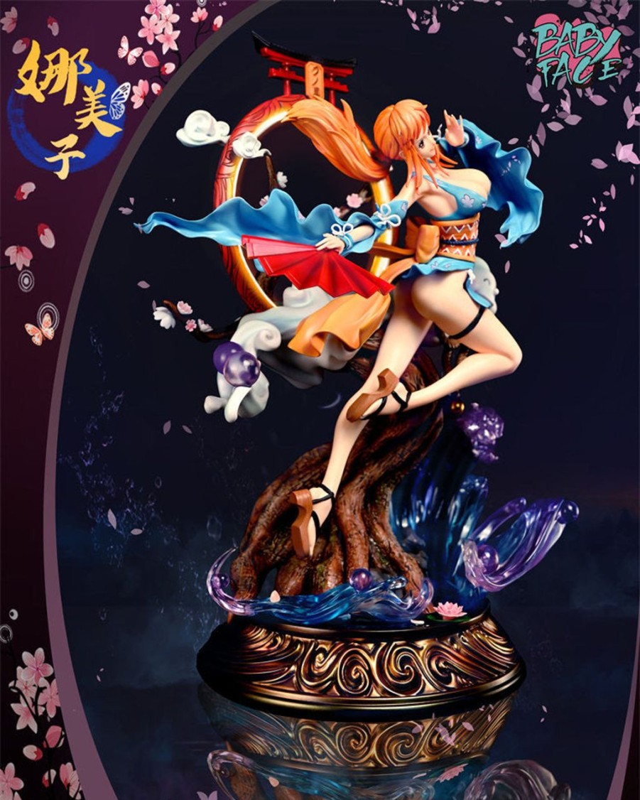 Anime Baby Face Studio One Piece Gk Figures | [Pre-Order] One Piece Gk Figures - Baby Face Wano Country Nami Gk1509 | Gk Figure