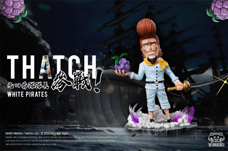 Anime YZ Studio One Piece Gk Figures | [Pre-Order] One Piece Gk Figures - White Pirates - Thatch Gk1509 | Gk Figure