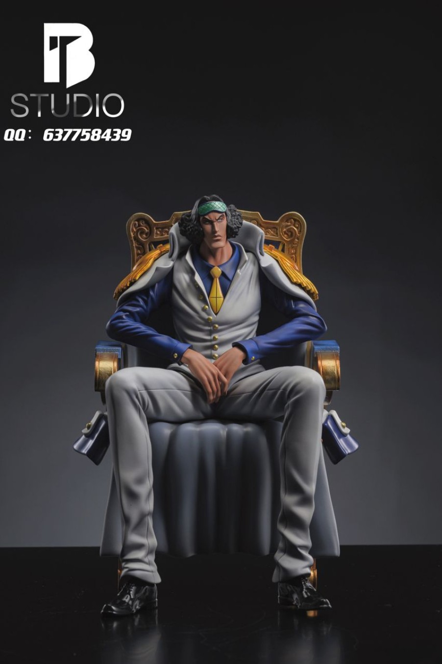 Anime BT Studio One Piece Gk Figures | [Pre-Order] One Piece Gk Figures - Badmiral Sitting Pose Series Aokiji Kuzan Gk1509 | Gk Figure