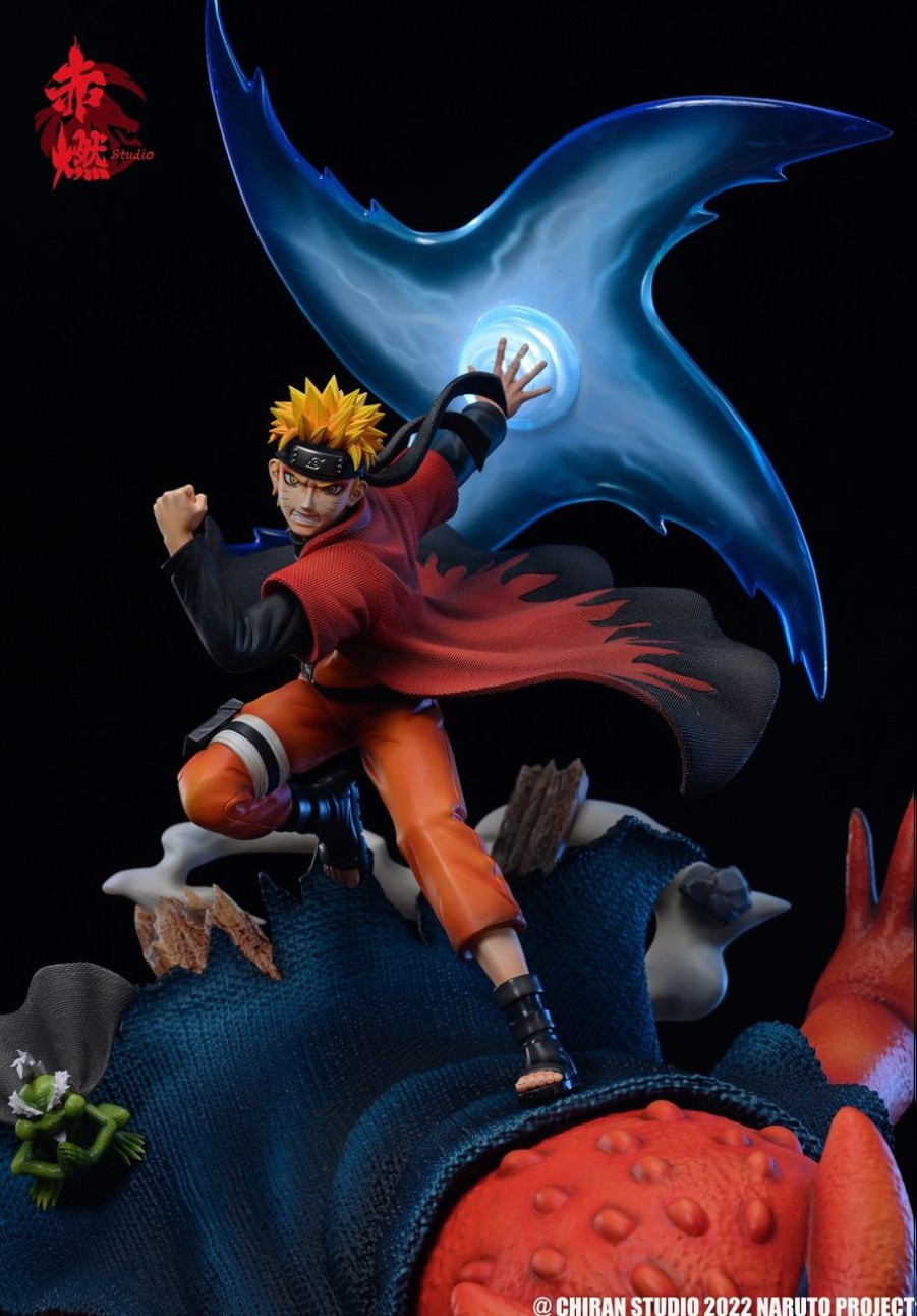 Anime Chi Ran Studio Naruto Gk Figures | [Pre-Order] Naruto Gk Figures - Uzumaki And Gamakichi Gk1509 | Gk Figure