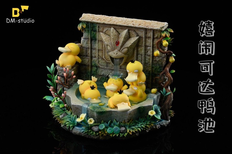 Anime DM Studios Pokemon Gk Figures | [Pre-Order] Pokemon Gk Figures - Psyduck In The Pool Gk1509 | Gk Figure