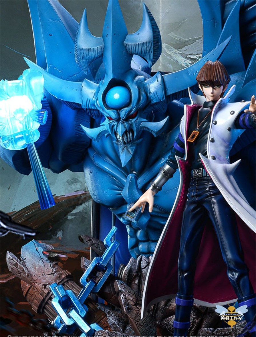 Anime Wasp Studio Yu-Gi-Oh! Gk Figures | [Pre-Order] Yu-Gi-Oh! Gk Figures - Seto Kaiba And The God Of The Obelisk Gk1509 | Gk Figure