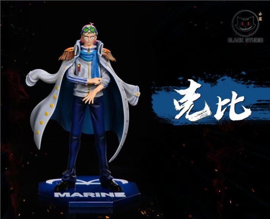 Anime Black Studio One Piece Gk Figures | [Pre-Order] One Piece Gk Figures - Black Marine Captain Koby Gk1509 | Gk Figure