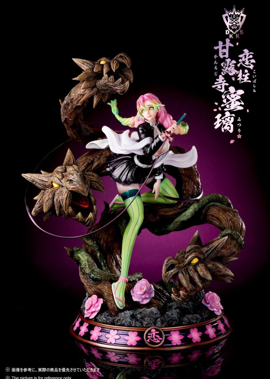 Anime Dark King Studio  Demon Slayer Gk Figures | [Pre-Order] Demon Slayer Gk Figures - Dark King Love Pillar Kanroji Mitsuri Gk1509 | Gk Figure