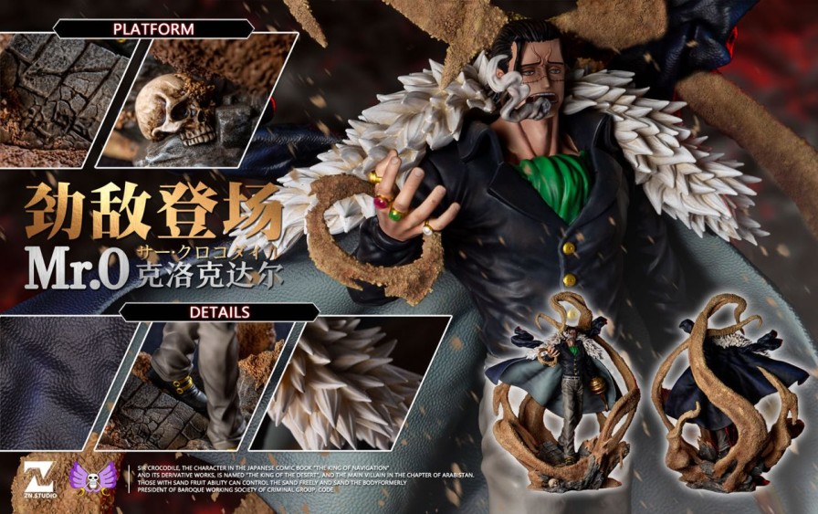 Anime ZN Studio One Piece Gk Figures | [Pre-Order] One Piece Gk Figures - Desert King - Sir Crocodile Gk1509 | Gk Figure