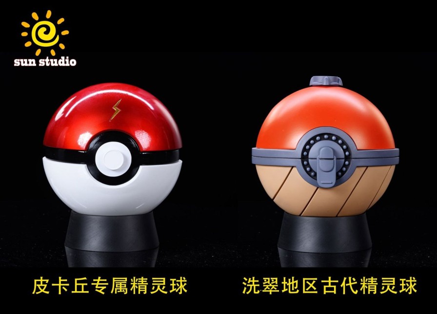 Anime Solar Studio Pokemon Gk Figures | [Pre-Order] Pokemon Gk Figures - Lightning Pokeball And Ancient Pokeball Gk1509 | Gk Figure