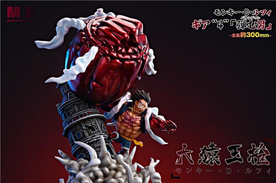 Anime Mannequin Kinetic Power Wrokshop One Piece Gk Figures | [Pre-Order] One Piece Gk Figures - Luffy Gear Fourth Gk1509 | Gk Figure