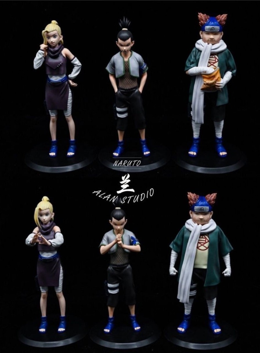 Anime Alan Studio Naruto Gk Figures | [Pre-Order] Naruto Gk Figures - Naruto Inoshikacho Yamanaka Nara Akimichi Gk1509 | Gk Figure